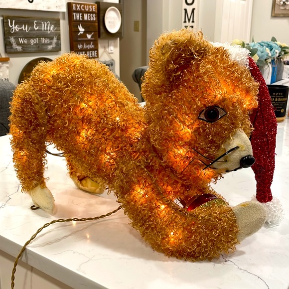 Indoor/Outdoor Christmas 🎄 Kitty Decor with Lights - Picture 3 of 16